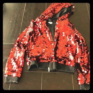 Red Sequined Jacket